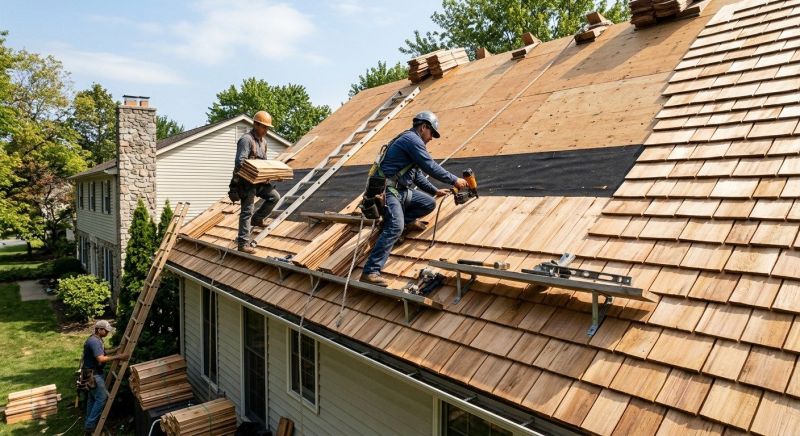 Shake Roof Replacement in Keysville, VA