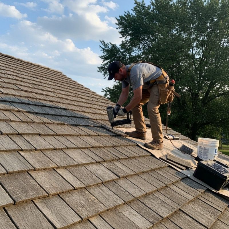Shake Shingle Repair in Appomattox County, VA