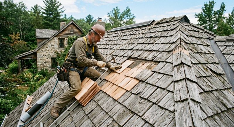 Shake Shingle Repair in Appomattox County, VA