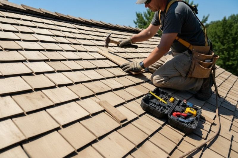 Shake Shingle Repair in Appomattox, VA