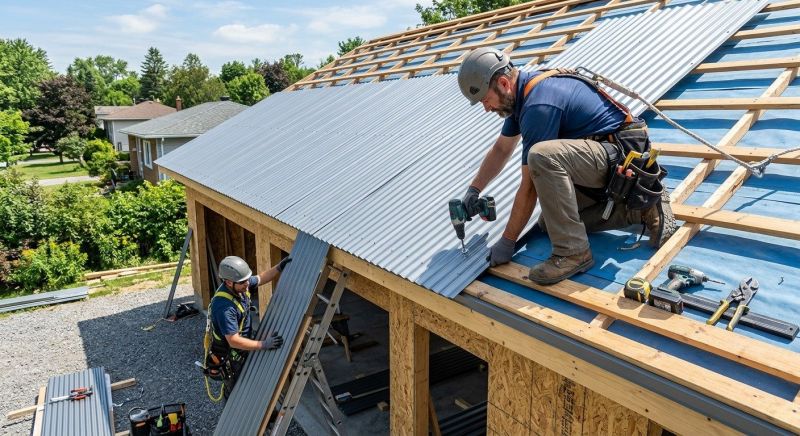 Sheet Roofing Installation in Victoria, VA