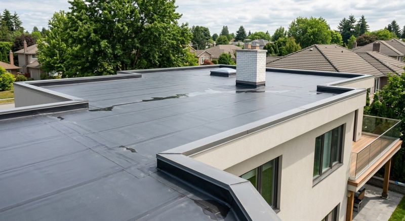 Single Ply Roof Installation in Buckingham, VA
