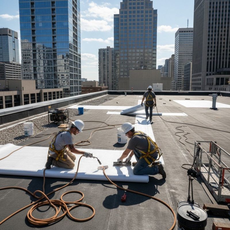 Single Ply Roof Repair in Prince Edward County, VA