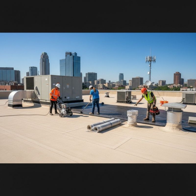 Single Ply Roof Repair in Victoria, VA