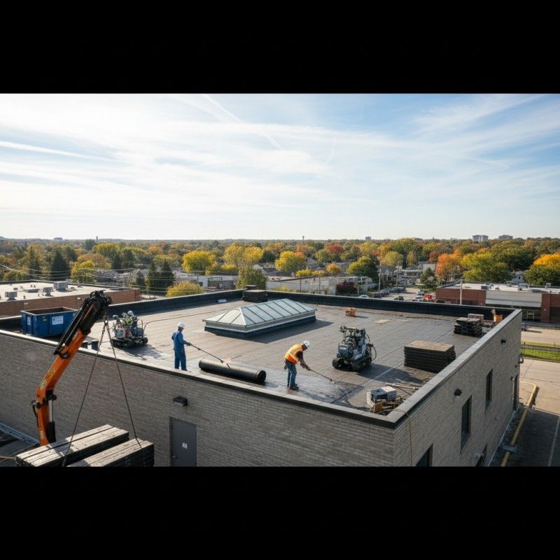 Single Ply Roof Replacement in Crewe, VA