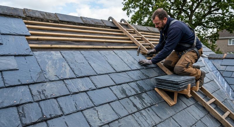 Slate Roof Construction in Victoria, VA