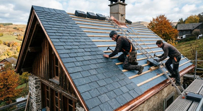 Slate Roof Installation in Meherrin, VA