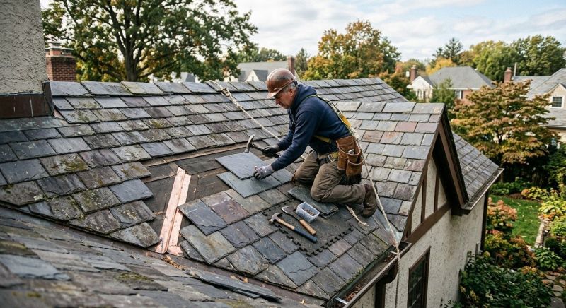 Slate Roof Repair in Prince Edward County, VA