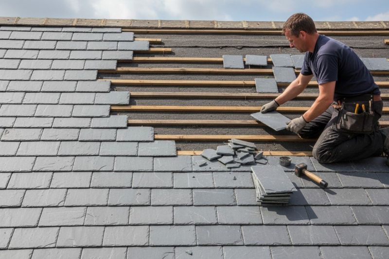 Slate Roof Repair in Victoria, VA