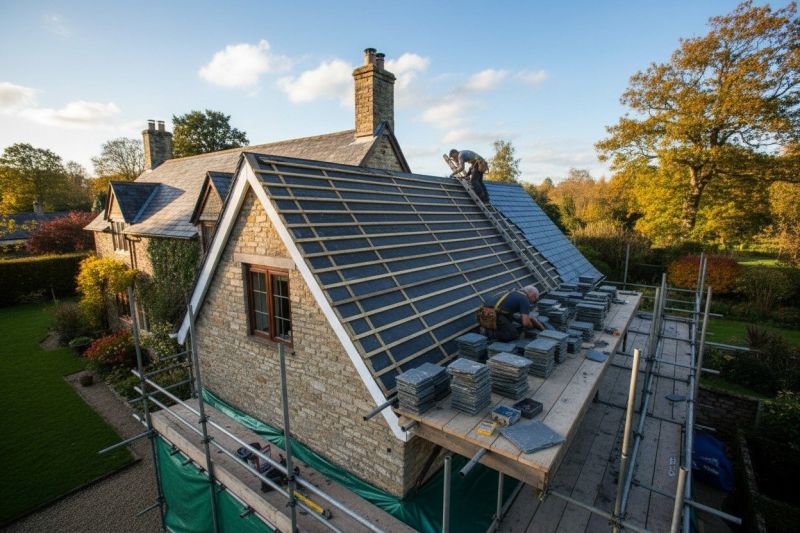 Slate Roof Replacement in Farmville, VA