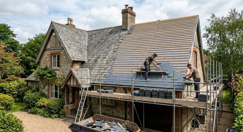 Slate Roof Replacement in Meherrin, VA