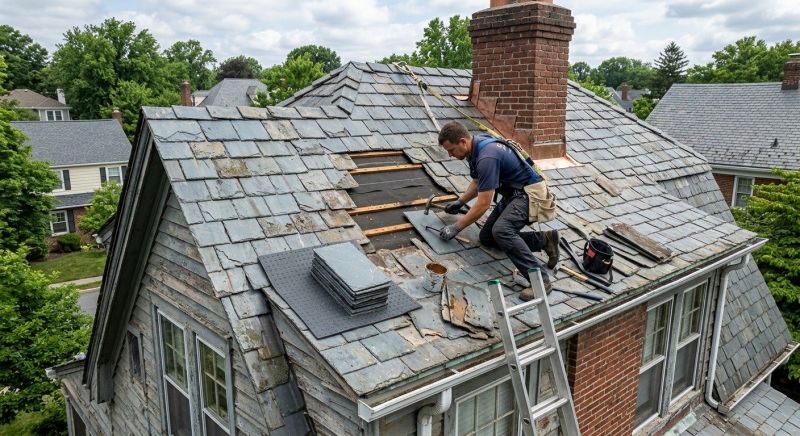 Slate Shingles Repair in Charlotte County, VA