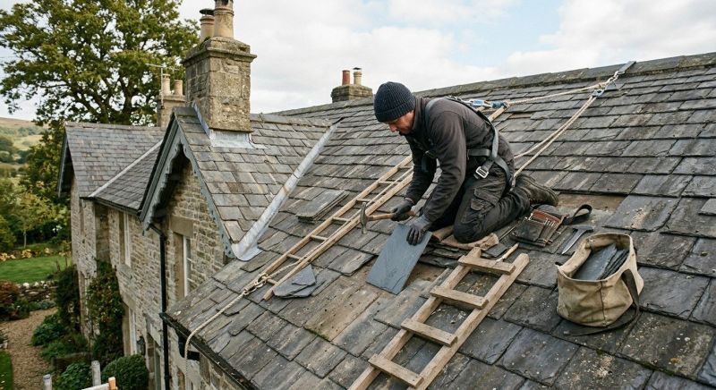 Slate Shingles Repair in Farmville, VA