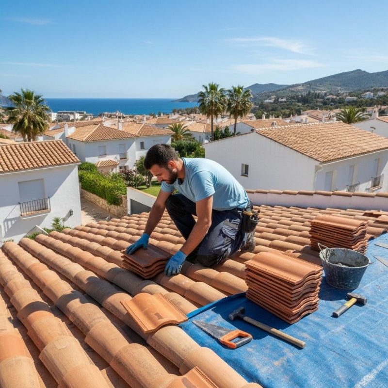 Spanish Tile Roof Repair in Farmville, VA