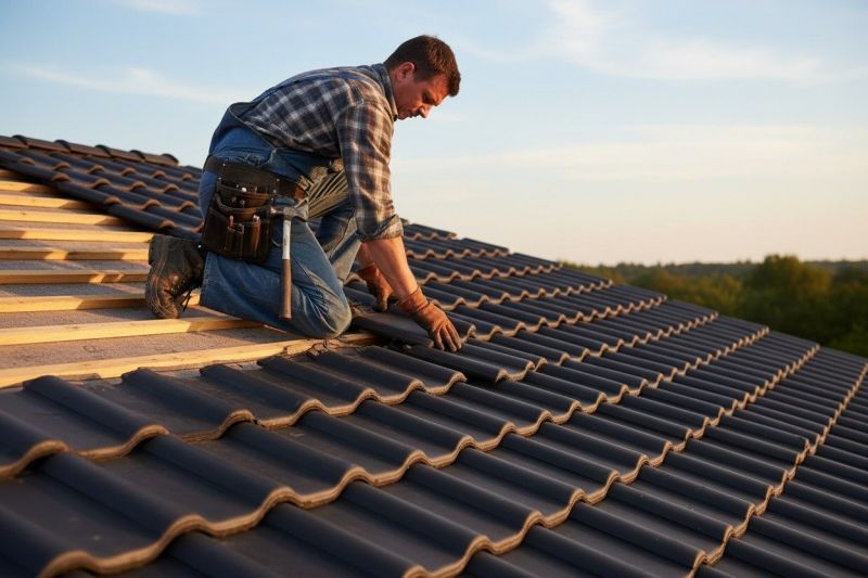 Spanish Tile Roof Replacement in Farmville, VA