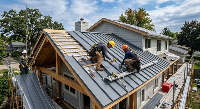 Steel Roof Installation in Farmville, VA