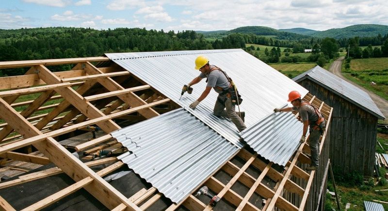 Steel Roof Installation in Farmville, VA