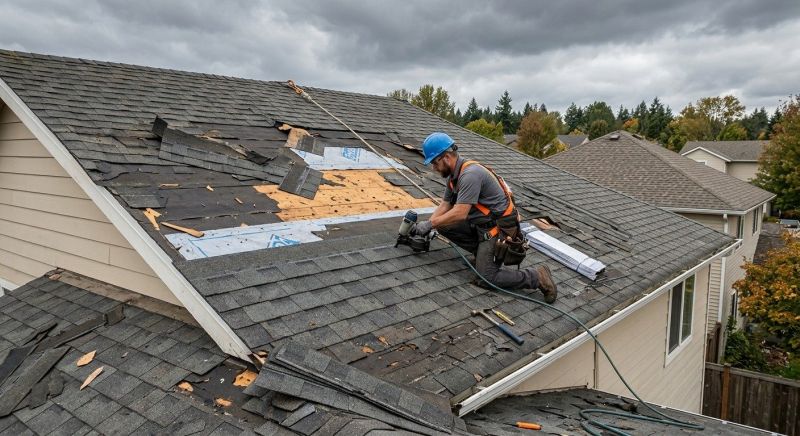 Storm Damage Roof Repair in Appomattox County, VA