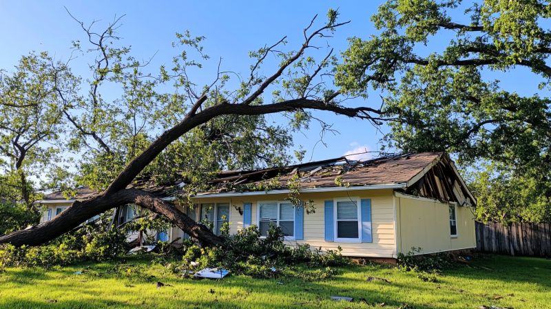 Storm Damage Roof Repair in Appomattox County, VA