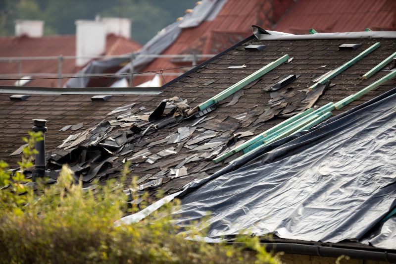 Storm Damage Roof Tarping in Farmville, VA
