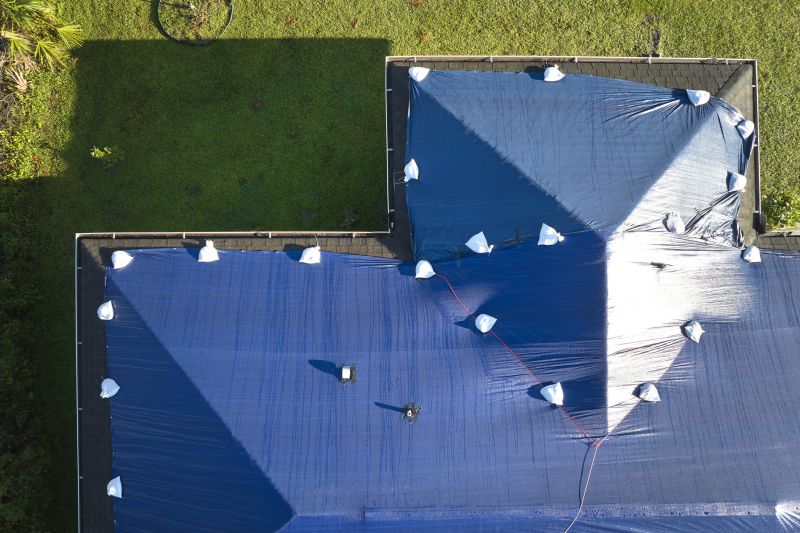 Storm Damage Roof Tarping in Farmville, VA