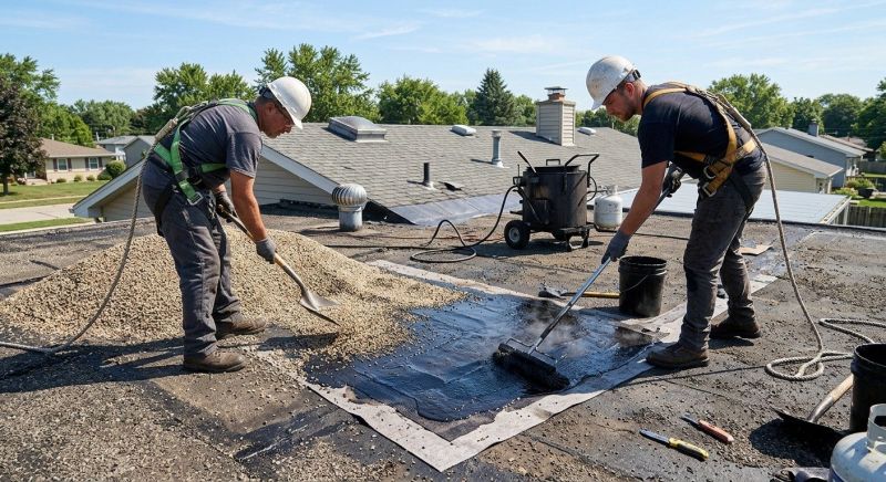 Tar And Gravel Roof Repair in Cumberland, VA