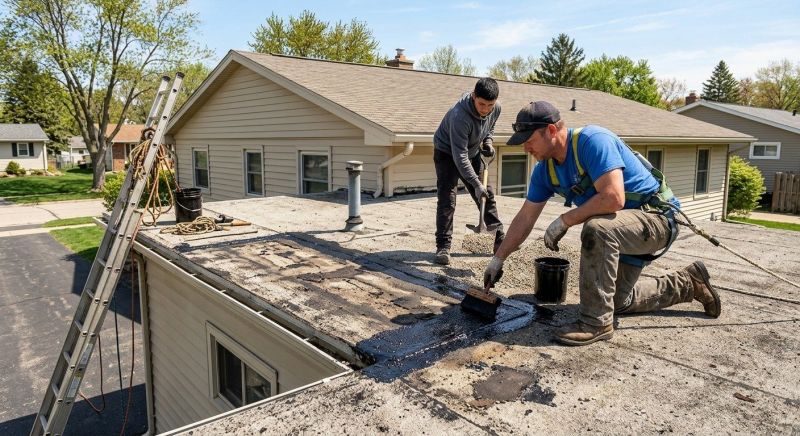 Tar And Gravel Roof Repair in Cumberland, VA
