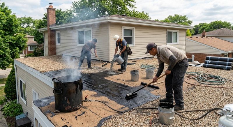 Tar And Gravel Roof Repair in Farmville, VA