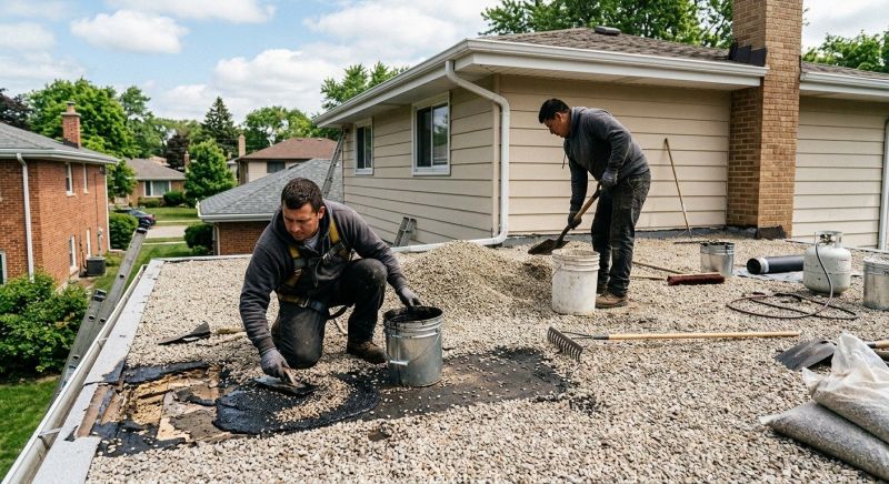 Tar And Gravel Roof Repair in Prince Edward County, VA