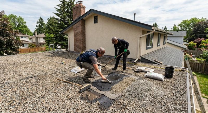 Tar And Gravel Roof Repair in Victoria, VA