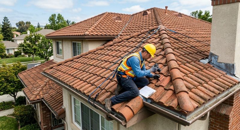 Tile Roof Inspection in Farmville, VA