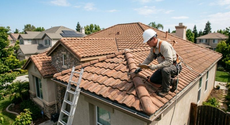 Tile Roof Inspection in Farmville, VA