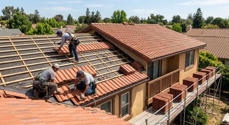 Tile Roof Installation in Farmville, VA