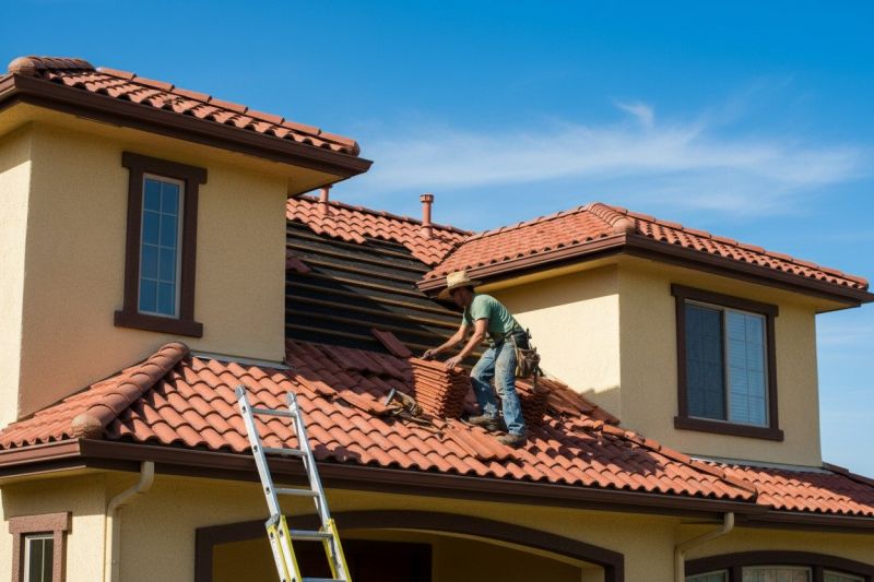 Tile Roof Repair in Appomattox, VA