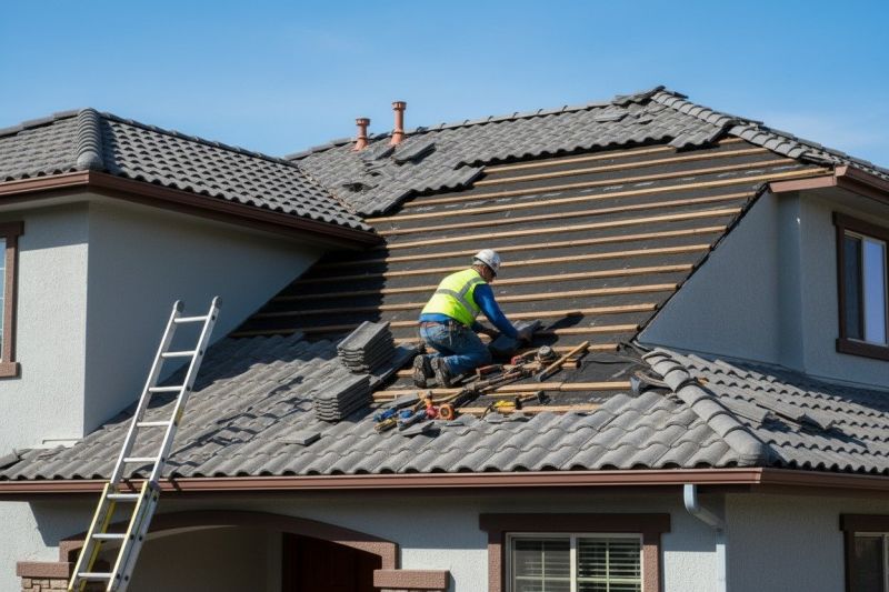 Tile Roof Repair in Charlotte County, VA