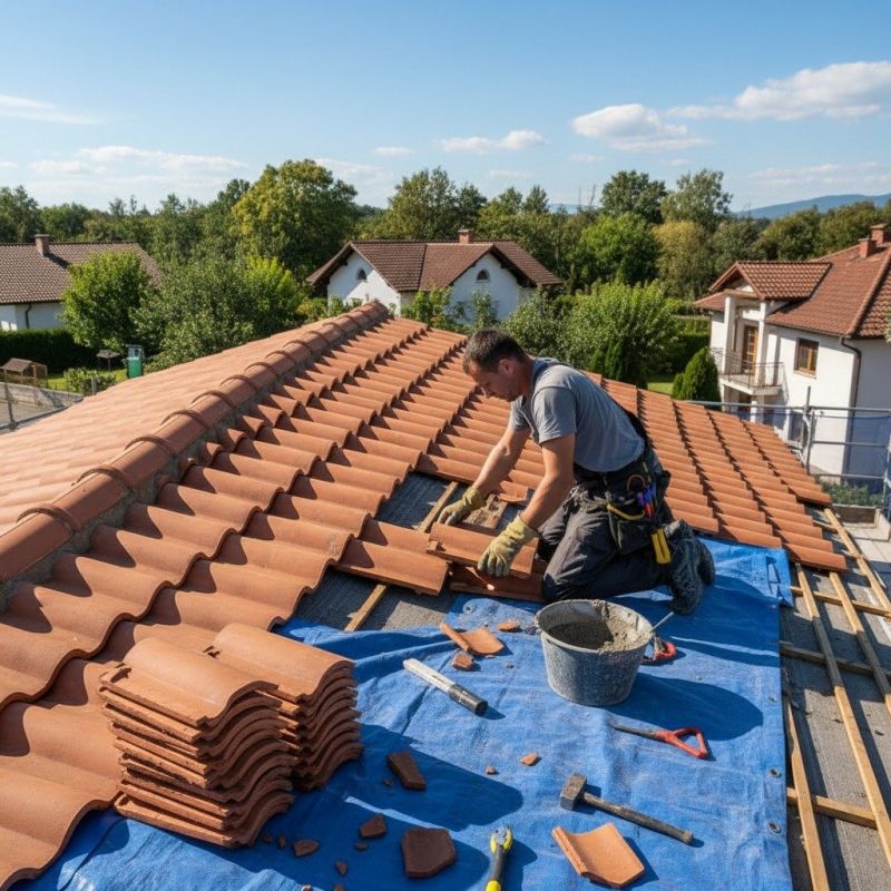Tile Roof Repair in Cumberland, VA