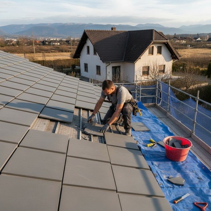 Tile Roof Repair in Farmville, VA