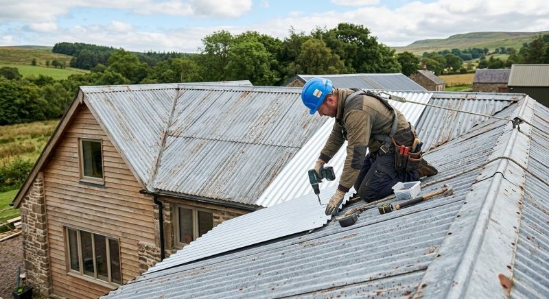 Tin Roof Repair in Farmville, VA