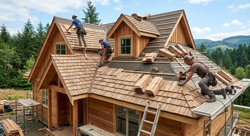 Wood Roofing Installation in Appomattox, VA