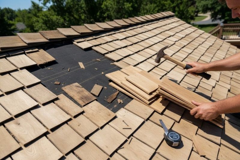 Wood Shake Roof Repair in Keysville, VA