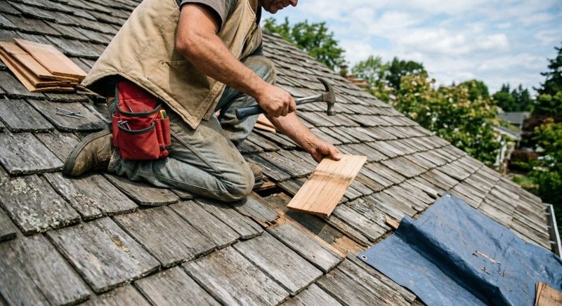 Wood Shingles Repair in Farmville, VA