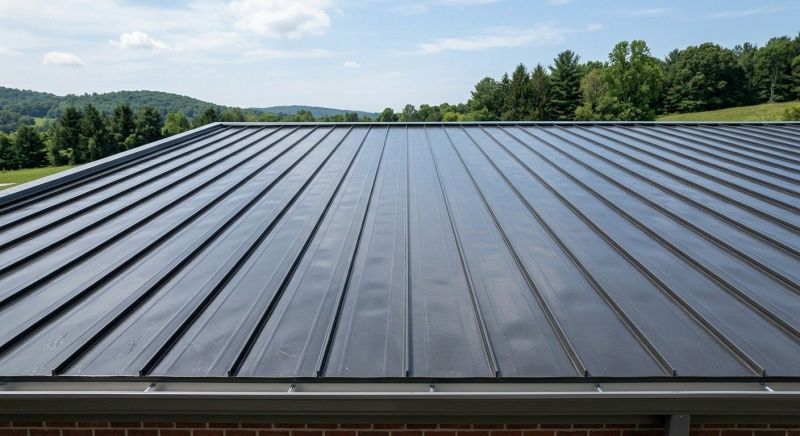 Metal Roof Coating Installation