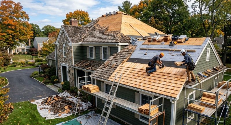 Cedar Roof Replacement in Prince Edward County, VA