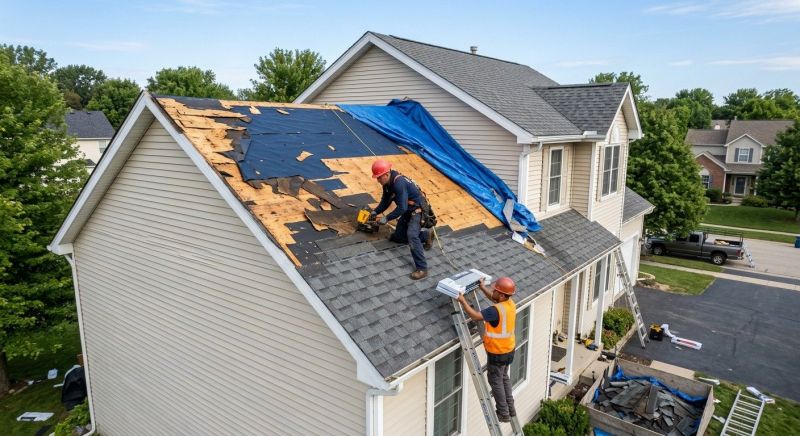 Roof Damage Restoration in Victoria, VA